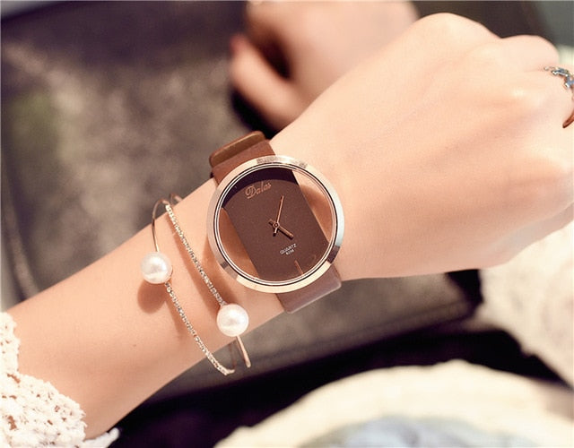 Women Watch Luxury Leather