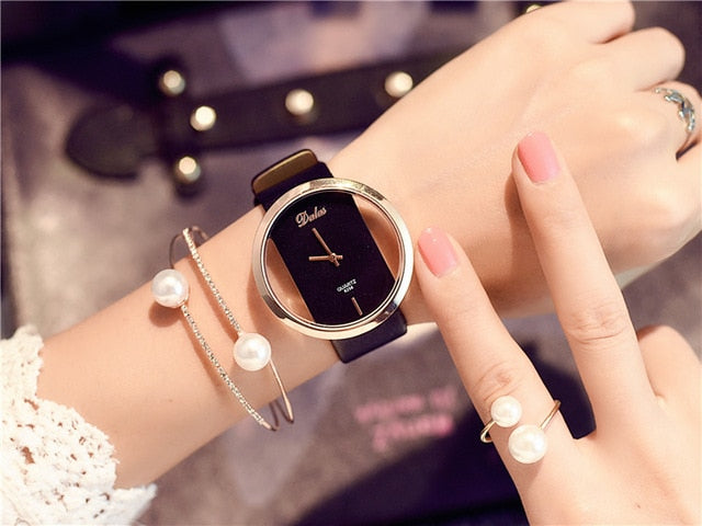 Women Watch Luxury Leather