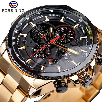 Stainless Steel Men Automatic Wrist Watch