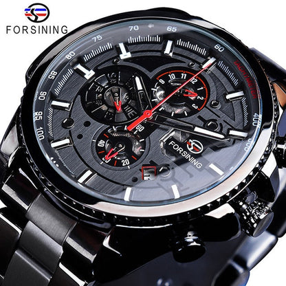 Stainless Steel Men Automatic Wrist Watch