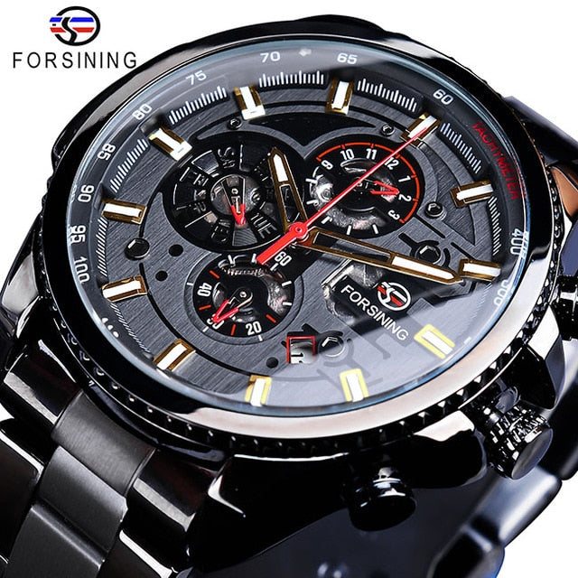 Stainless Steel Men Automatic Wrist Watch