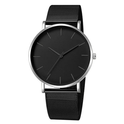 Modern Quartz Watch Women Mesh Stainless Steel Bracelet