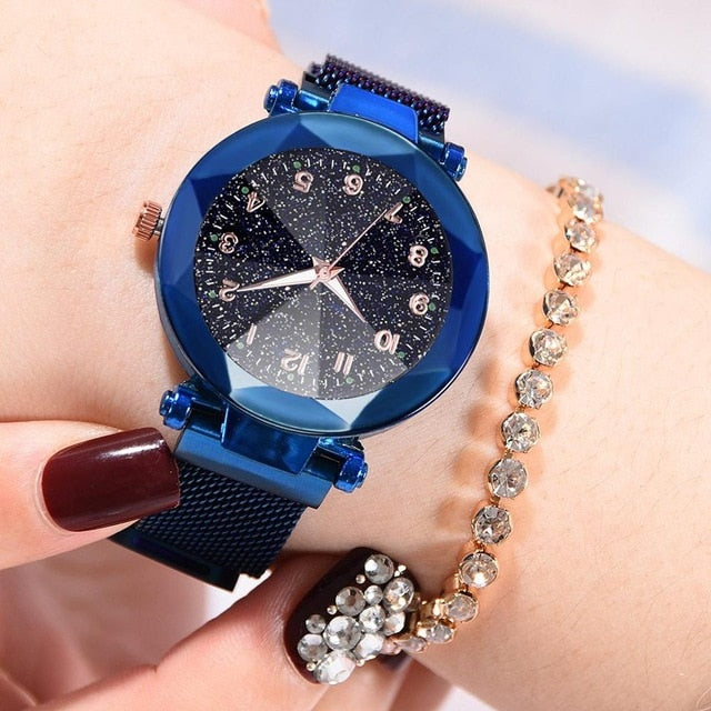 Leather Quartz Watch Women Men